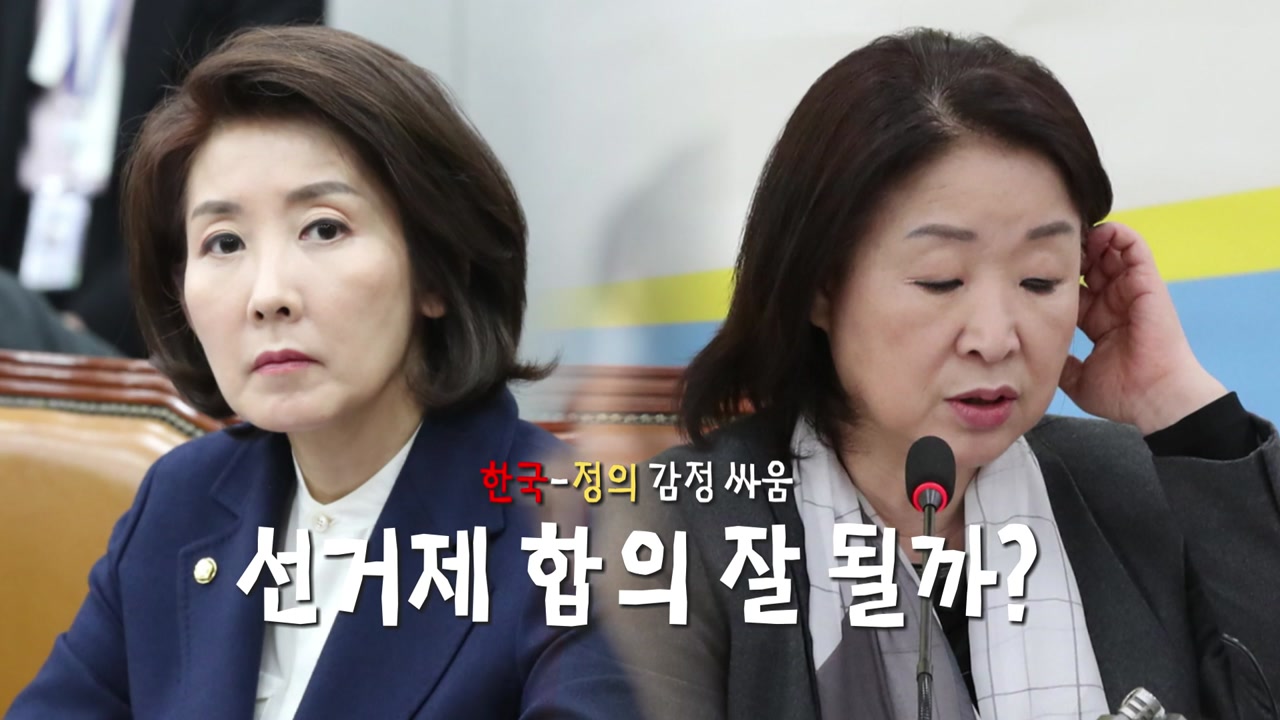 [영상] 한국-정의 감정싸움...선거제 개편 잘 될까?
