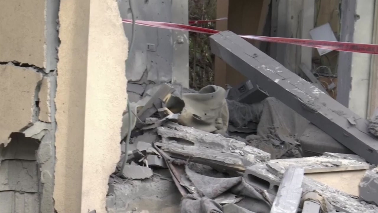 이스라엘 가정집에 로켓 떨어져 7명 부상...이스라엘군 "가자지구 하마스가 책임"