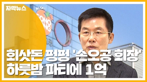 [자막뉴스] 하룻밤 파티에 1억...회삿돈 펑펑 쓴 '손오공 회장님'