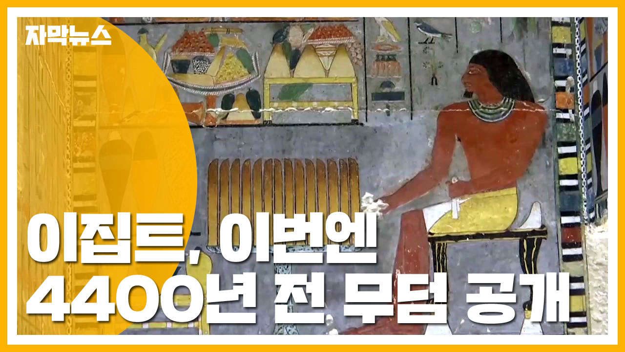 [자막뉴스] 이집트, 이번엔 4400년 전 무덤 공개