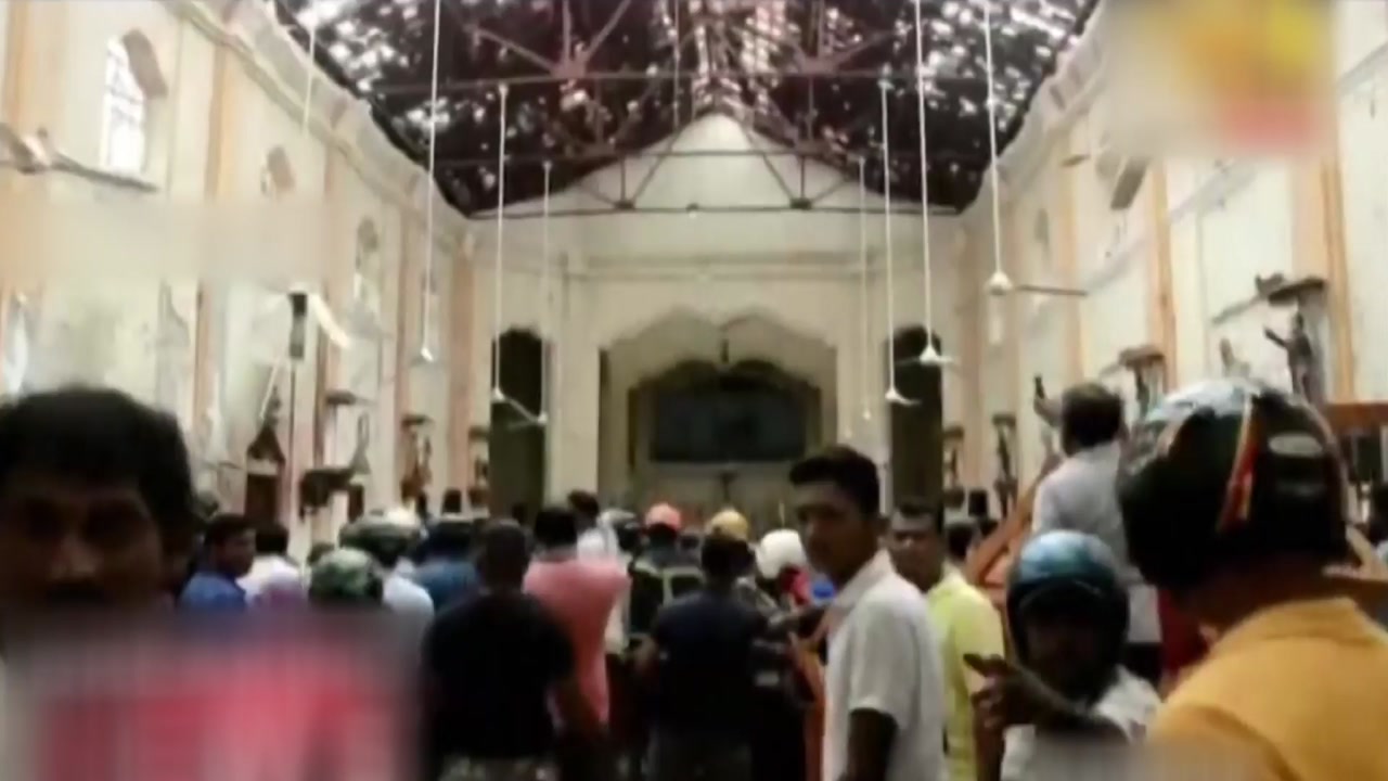 스리랑카 성당·호텔 등 6곳서 연쇄 폭발..."129명 사망"