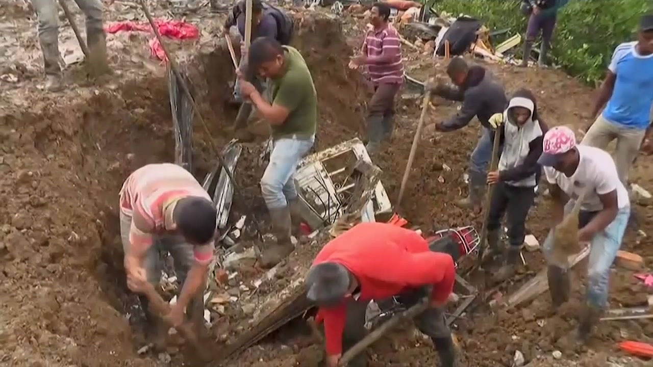 콜롬비아 남서부서 폭우로 산사태...최소 19명 사상
