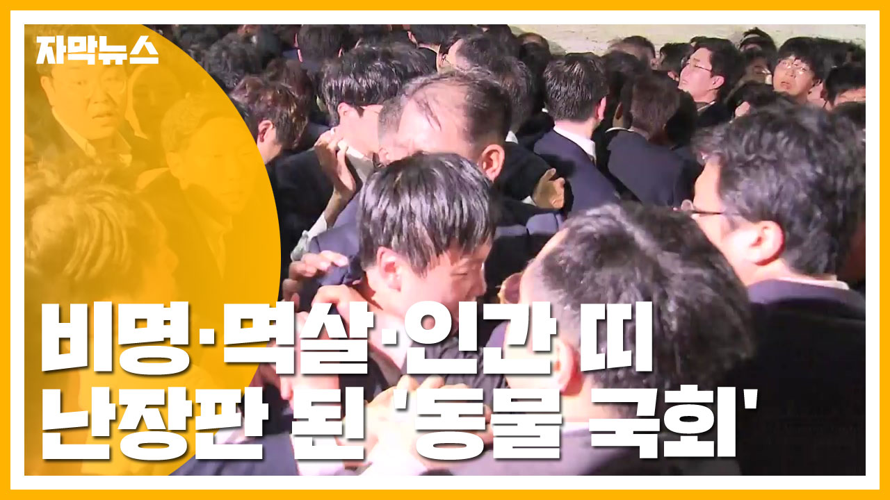 [자막뉴스] 비명 난무, 119 출동까지...난장판 된 '동물 국회'