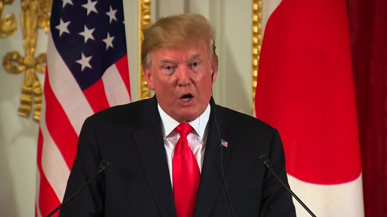 트럼프, 방일 중 연설서 '일본해' 지칭