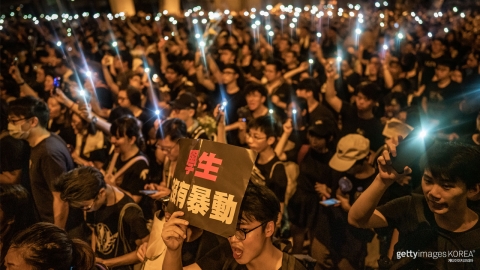 홍콩, 송환법 집회서 '임을 위한 행진곡' 울려 퍼져... 이래도 종북노래?