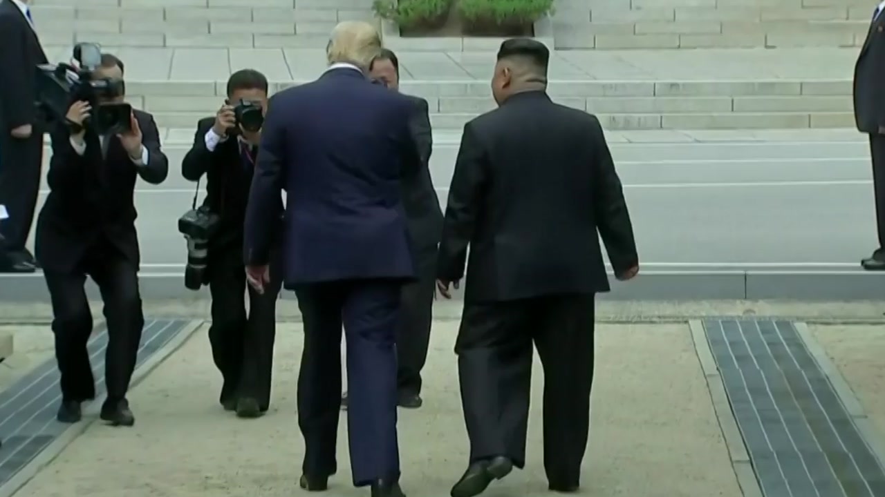 남북미 정상 역사적 만남...북핵협상 재개 합의 ②