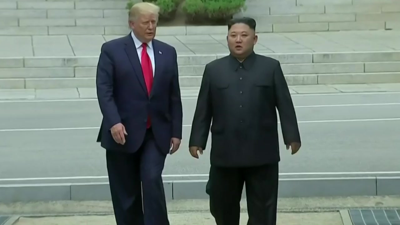 美대통령 북한 땅에 첫발...'북핵협상' 물꼬