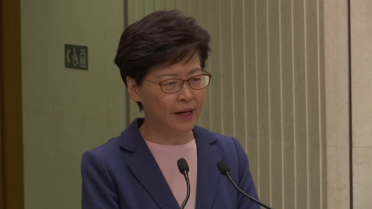 홍콩 정부 '송환법 사망' 선언..."뒤늦은 달래기"