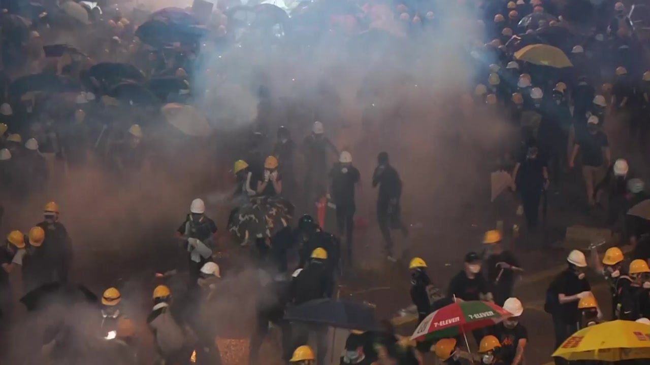 홍콩 다시 대규모 시위...반중정서 강력 표출