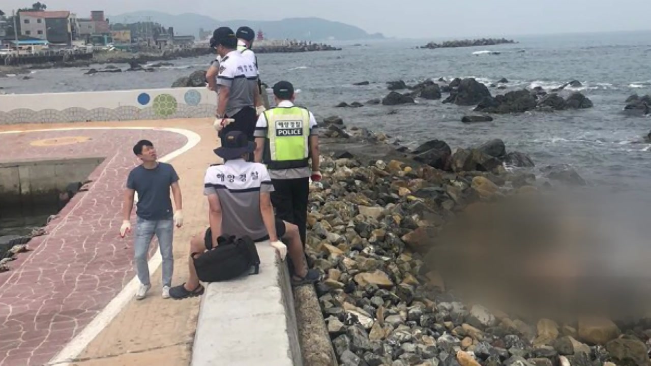 울산 주전몽돌해변에서 70대 남성 변사체 발견