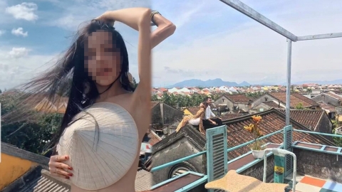 유적지서 반나체 노출 동영상? 베트남 여성 모델에 벌금형