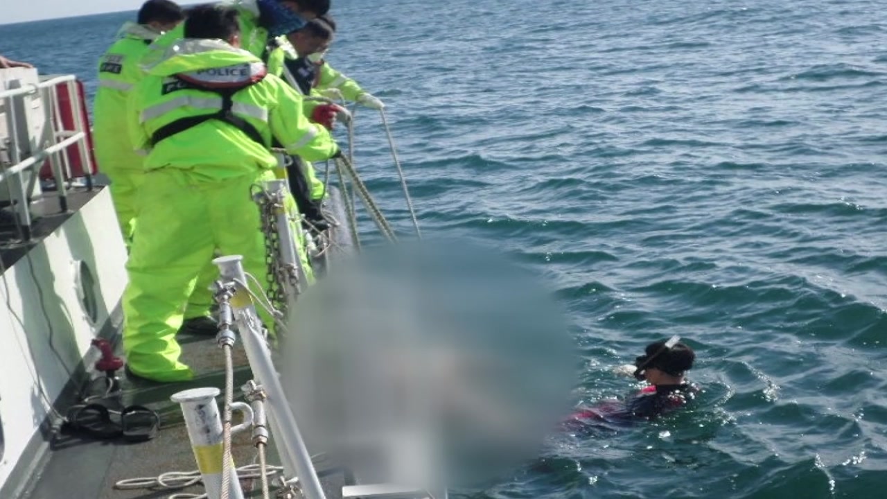 울진서 태풍에 실종된 60대 남성 동해상에서 발견