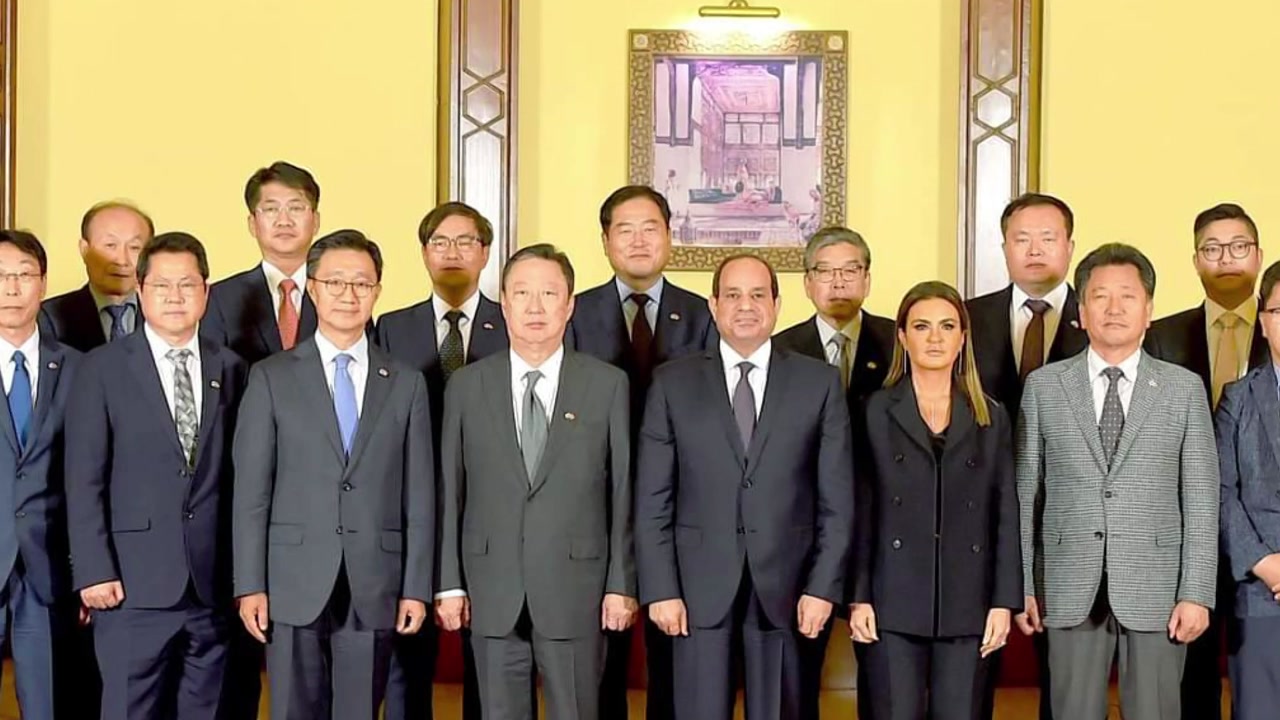 한국 기업 대표단, 이집트 대통령과 경제협력 협의