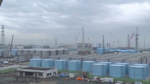 후쿠시마원전 방사성 오염 폐기물 홍수에 유실