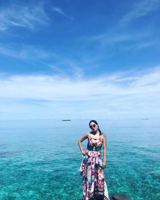 강남♥이상화, 몰디브 신혼여행 공개 “하늘, 바다, 와이프 다 예뻐”