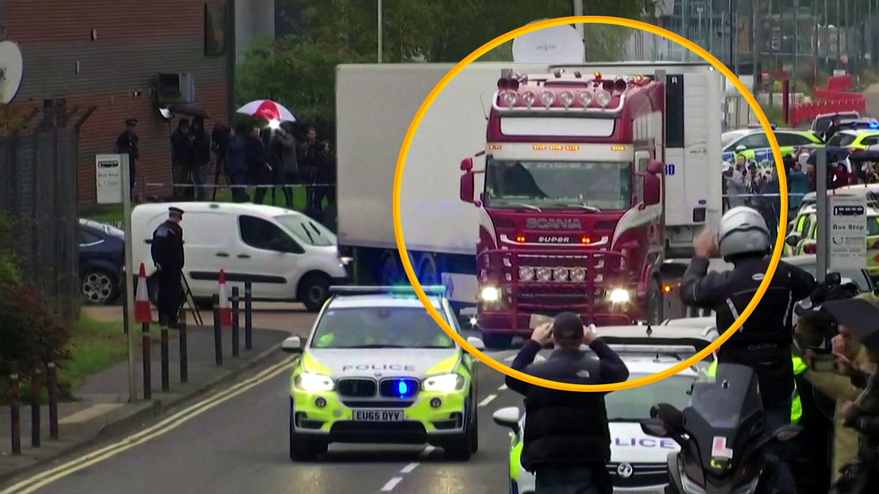 시신 39구 실린 트럭 발견...영국 사회 '충격'