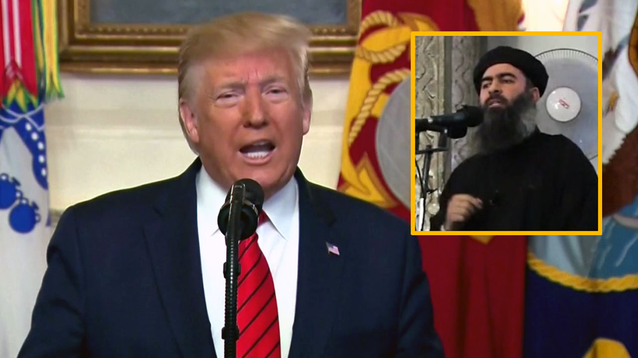 트럼프 중대 발표..."IS 지도자 알바그다디 사망 확인"