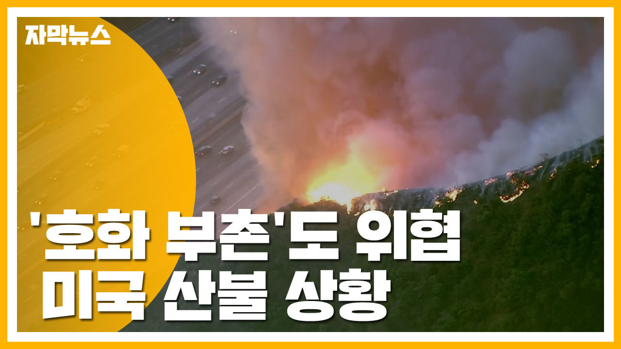 [자막뉴스] 무서운 기세로 '호화 부촌'도 위협...미국 산불 상황