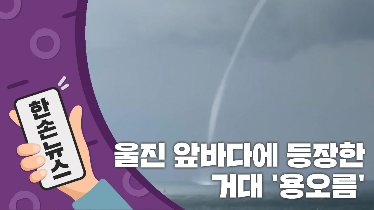[15초뉴스] 울진 앞바다에 등장한 '용오름'