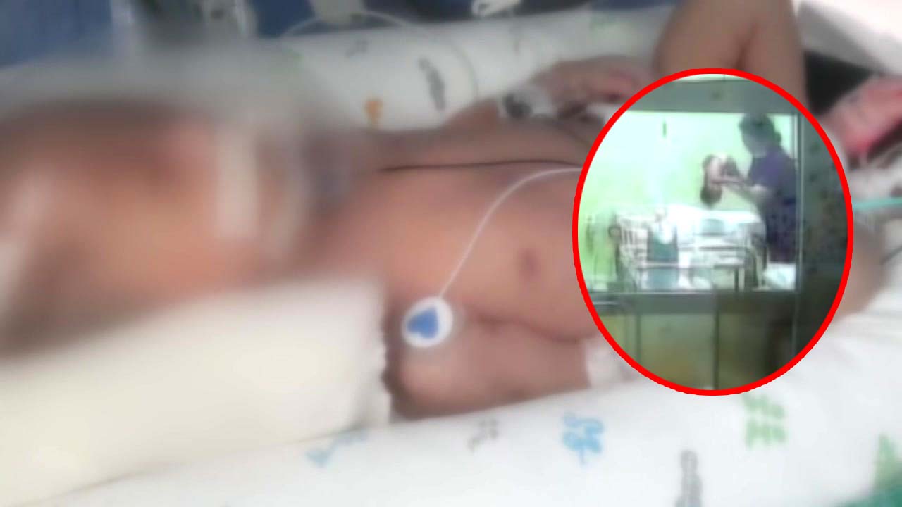 [취재N팩트] 두개골 골절된 신생아...CCTV 속 간호사 학대 정황