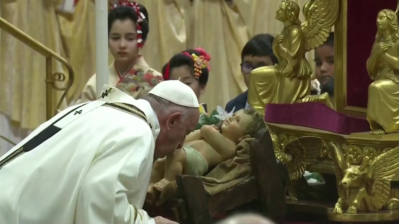 프란치스코 교황, 성탄 전야 메시지 발표