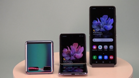 삼성, 애플 안방에서 '갤럭시 S20·갤럭시 Z플립' 첫선