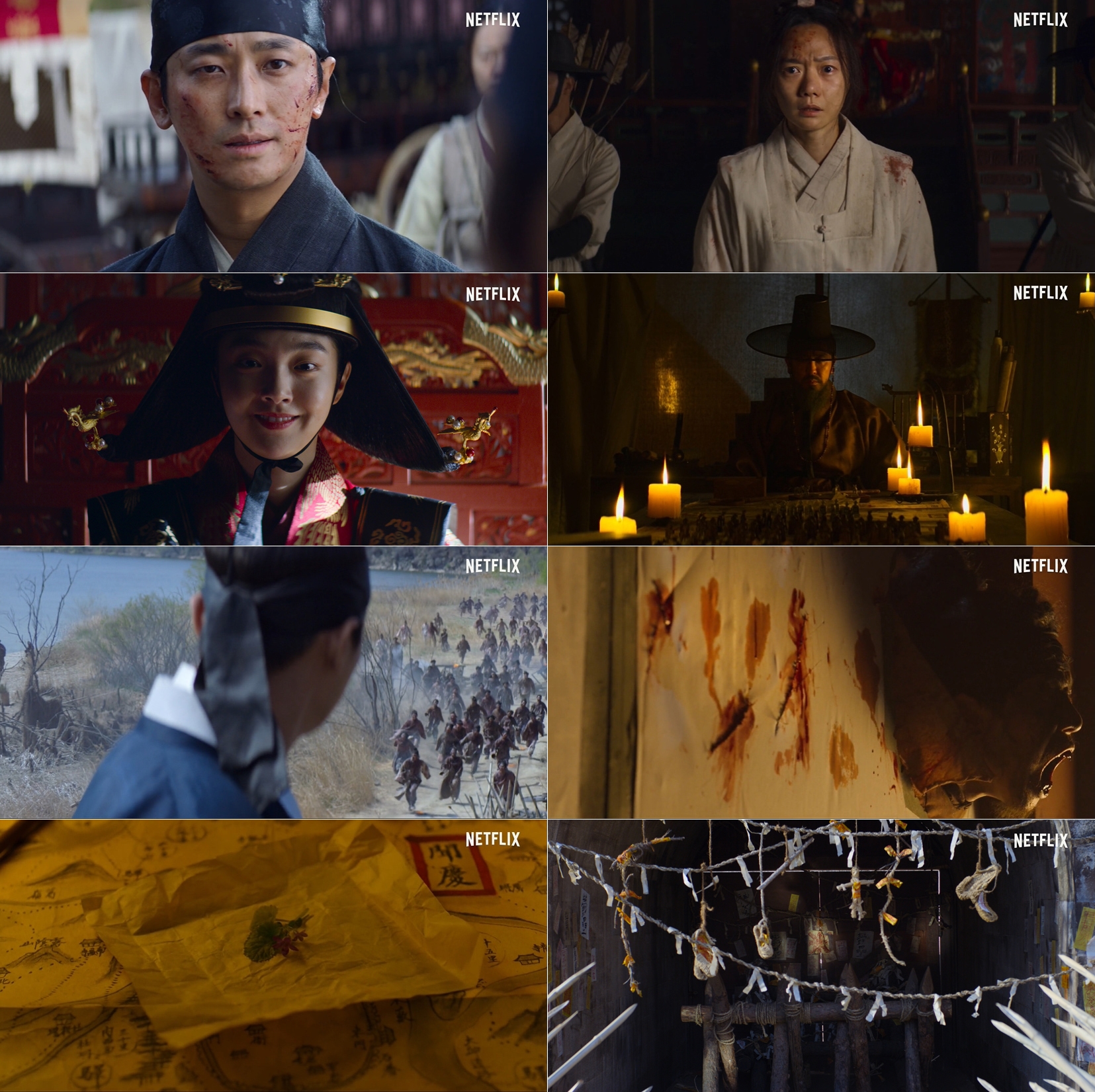 "피의 전쟁 시작된다"...'킹덤2' 티저 예고 공개, 압도적 긴장감
