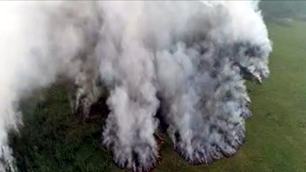 러시아 시베리아, 이상 고온에 산불 5배 늘어