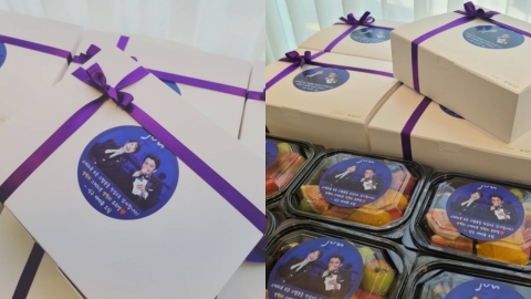 아이유 ‘유스케’ 전 스태프에게 감사 도시락… 훈훈한 미담 계속