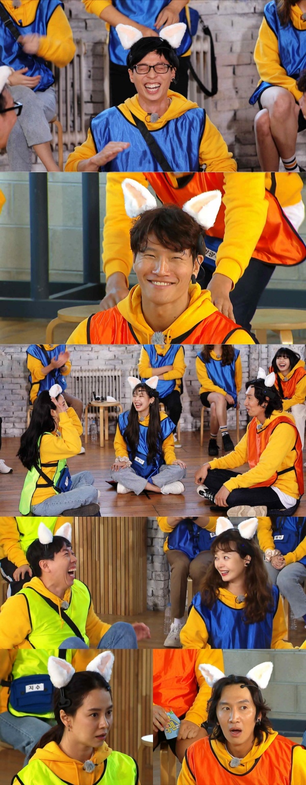 \'런닝맨\' 유재석 "다시 태어나도 나경은과 결혼?" 질문에 당황