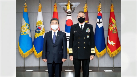 서욱 장관, 美 인도-태평양 사령관 접견 "다양한 동맹현안 논의"