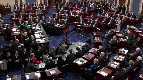 美 하원, 트럼프 탄핵소추안 가결...상원 표결 관건