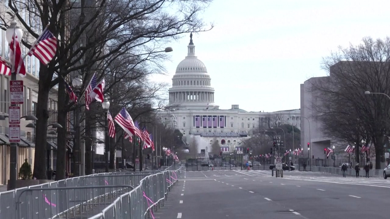 [국제]US capital Washington blockade…only small protests on holidays