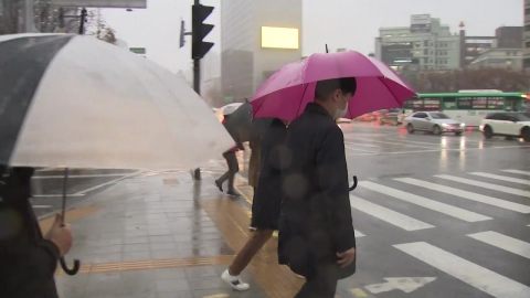 [날씨] 차차 흐려져 오후 전국 비...추위는 주춤