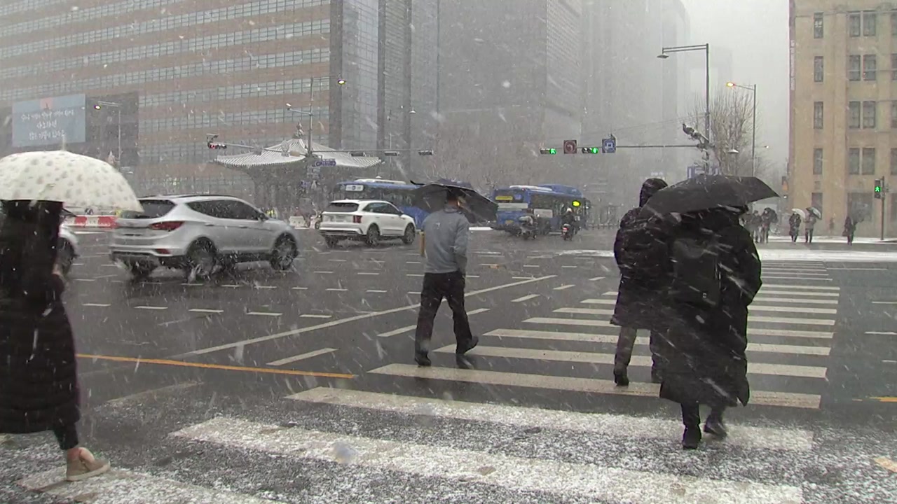 [기상센터][날씨]  Snow and cold from daytime until mid-morning, but fine’bad’