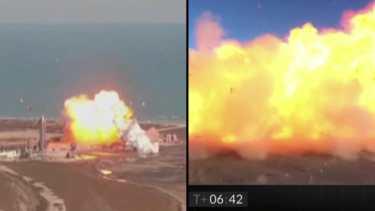 [국제]SpaceX Mars 우주선 우주선이 착륙하는 동안 다시 폭발합니다.