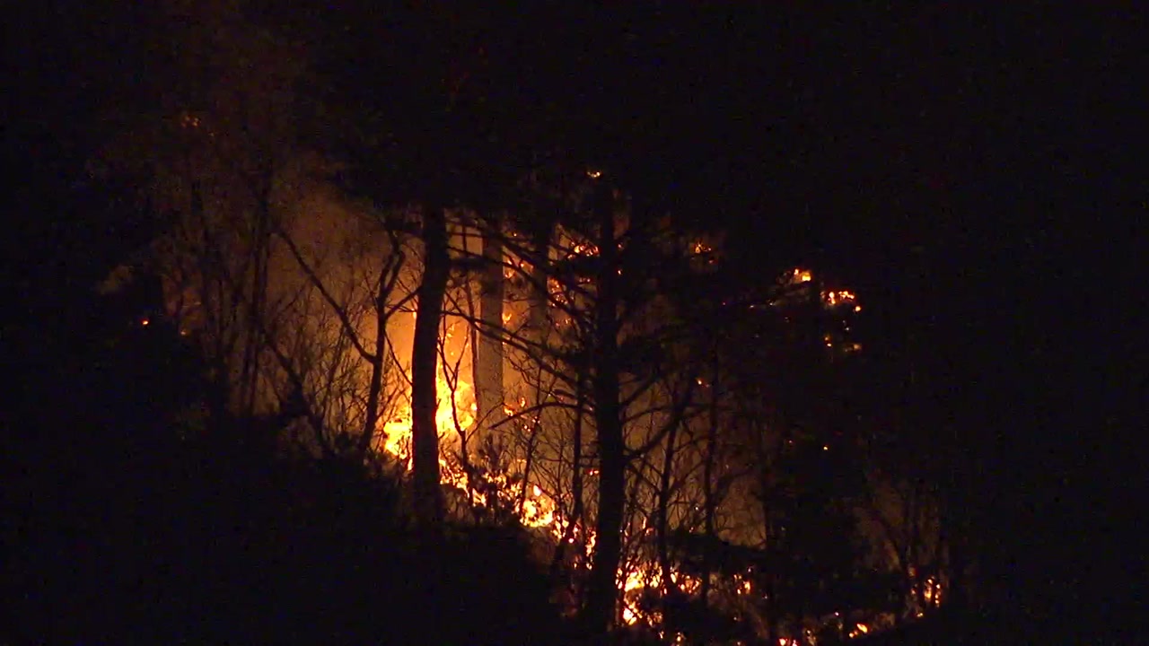 [전국]Forest fire in Jeongseon, Gangwon-do, burns 110,000 square meters of forest…