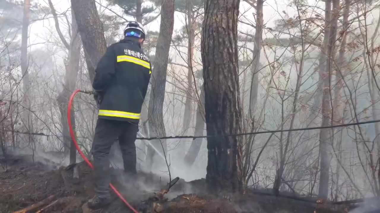 [전국]Hadong·Nonsan·Yeongdong forest fires extinguished…”Remaining fires in progress”