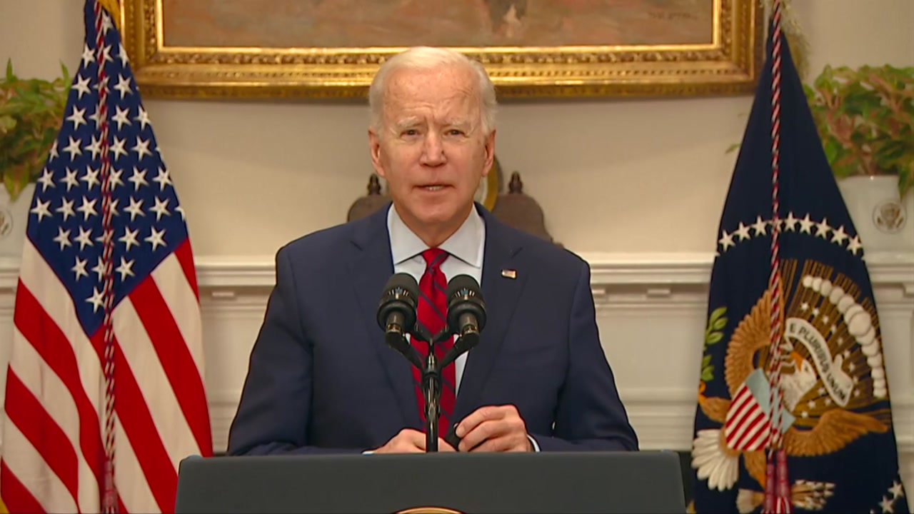 [국제]Biden urges massive stimulus bill to pass the Senate… “overcoming the virus, reviving the economy”