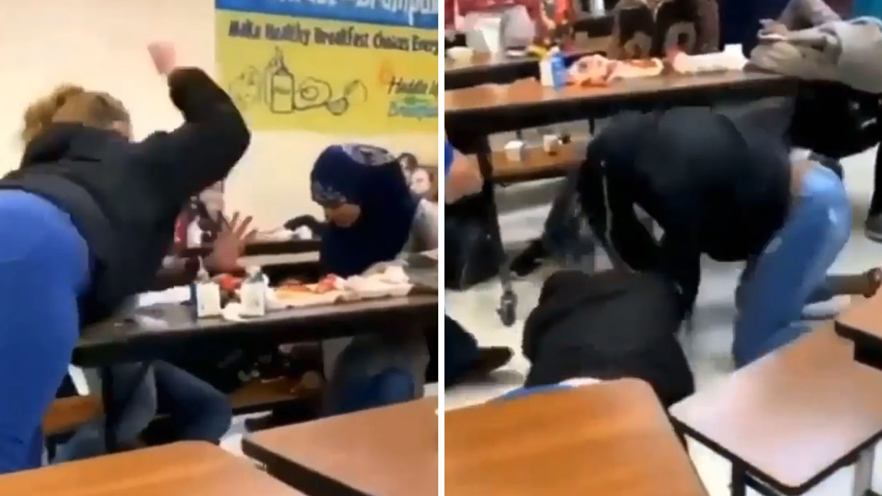 美 백인 중학생, 학교서 무슬림 구타...주변에선 '박수와 환호'