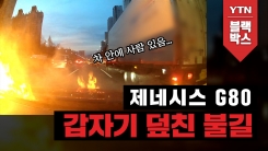 [블박TV] 제네시스 G80 운전 중 갑자기 덮치는 불길