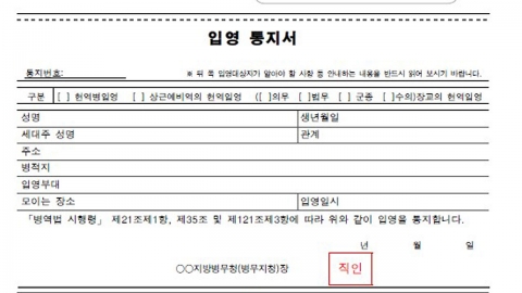 입영통지서, 11월부터 전자문서 제출 가능...병무청, 블록체인 전자지갑 시범 사업