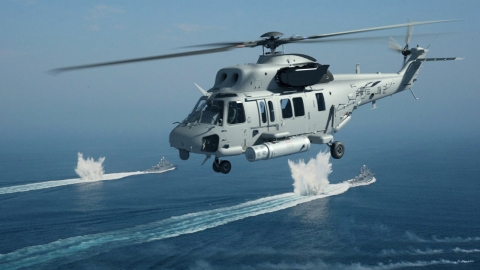 세계 세 번째 자체 개발하는 '한국형 소해 헬기', MADEX에서 공개