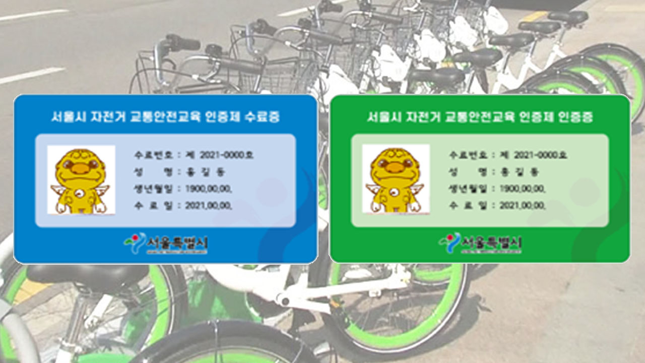 서울시 '자전거 운전능력 인증제' 시행…합격 시 따릉이 할인