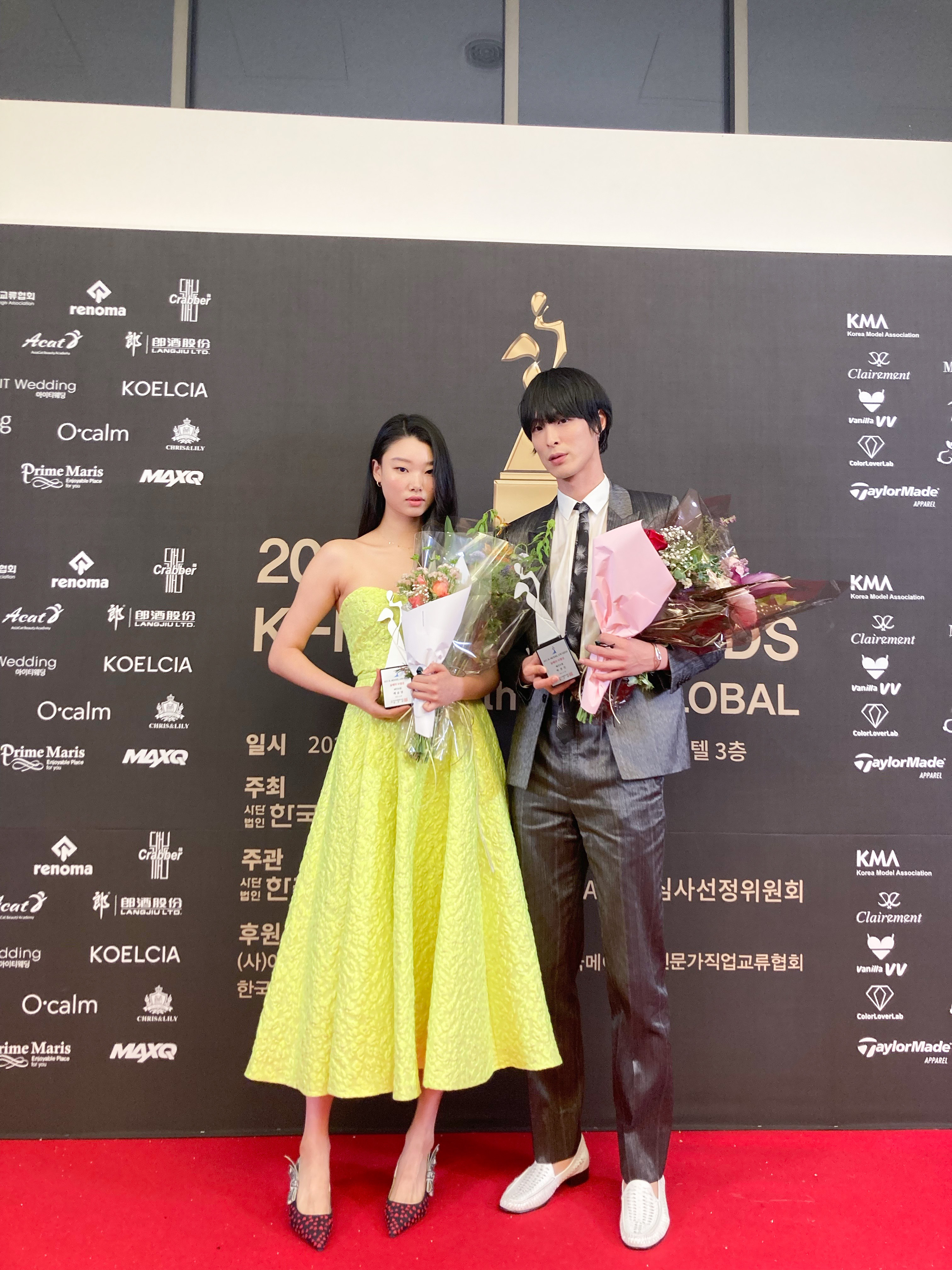 배윤영-박경진-이승찬, 2021 K-MODEL AWARDS’에서 '올해의 모델상 부문 수상