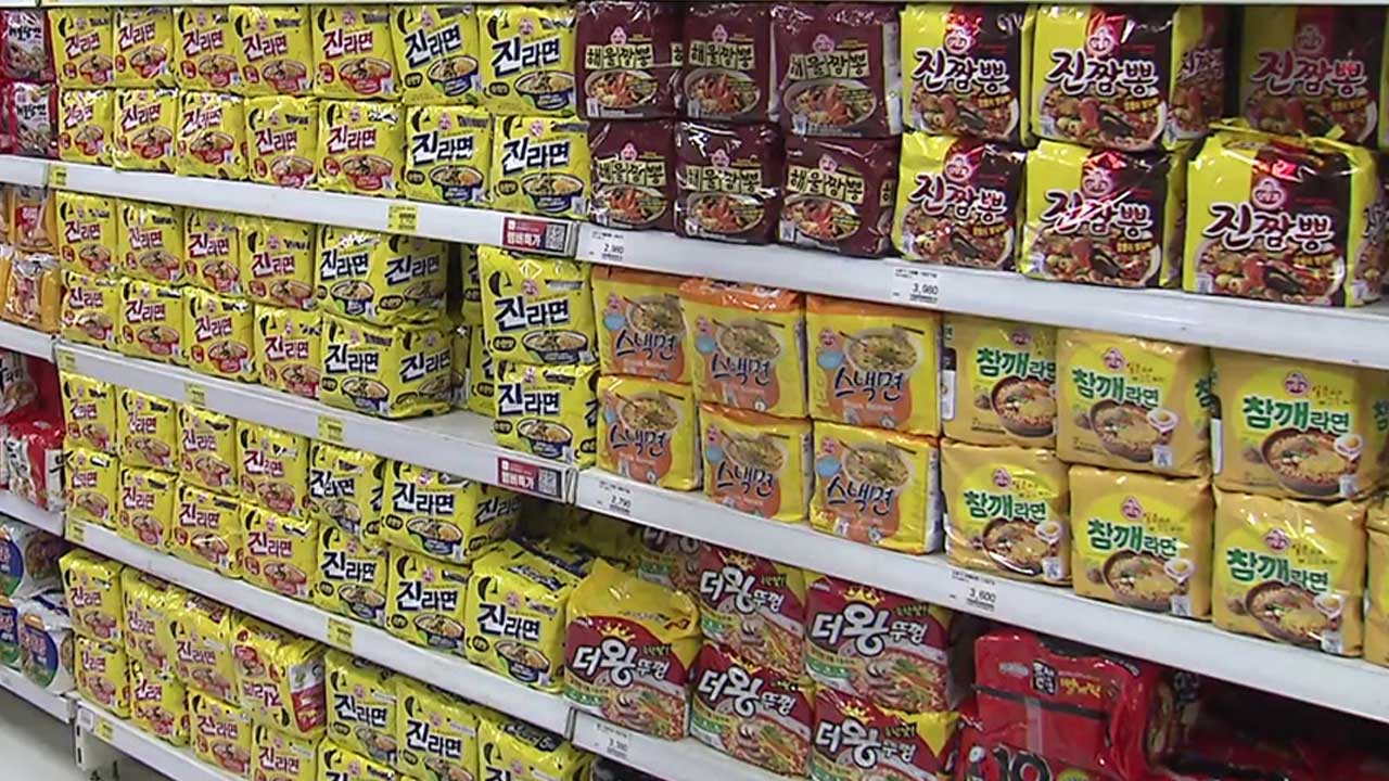 오뚜기 진라면 가격 8월부터 13% 인상..."재료값·인건비 상승 탓"