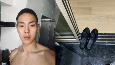 셔누, 오늘(22일) 입소 앞두고 반삭 사진 공개..."다녀올게요"
