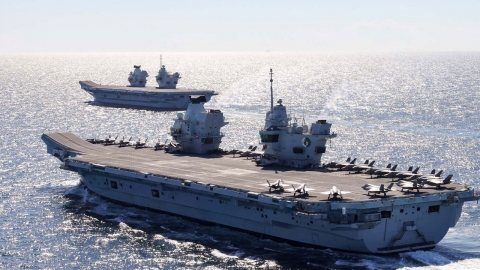 영국 항모전단, 30일 방한...부산 기항 않고 재난구호훈련