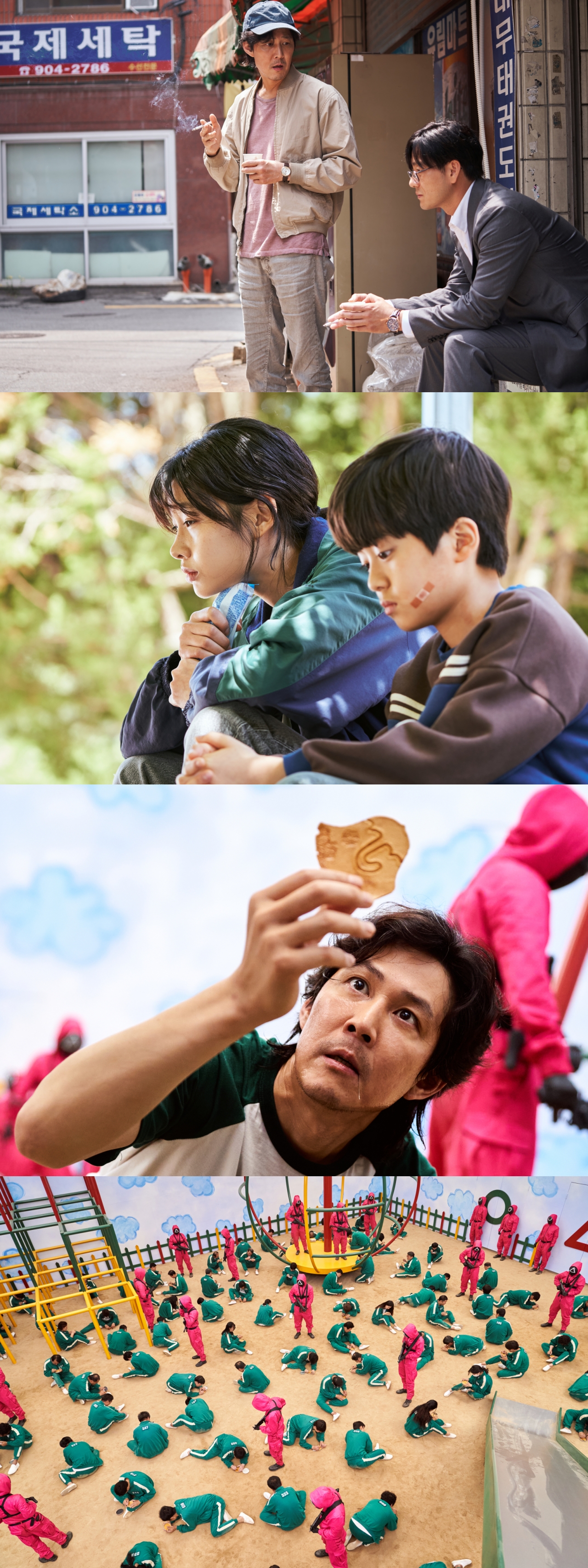 '오징어 게임' 美 넷플릭스 재패 기념 미공개 스틸 대방출