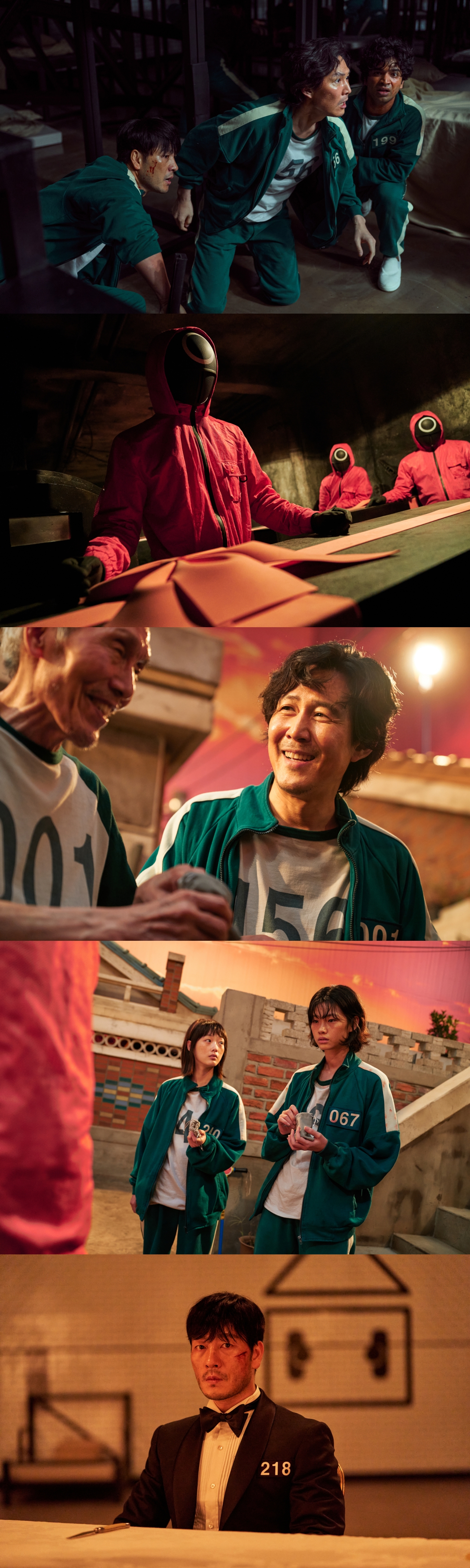 '오징어 게임' 美 넷플릭스 재패 기념 미공개 스틸 대방출